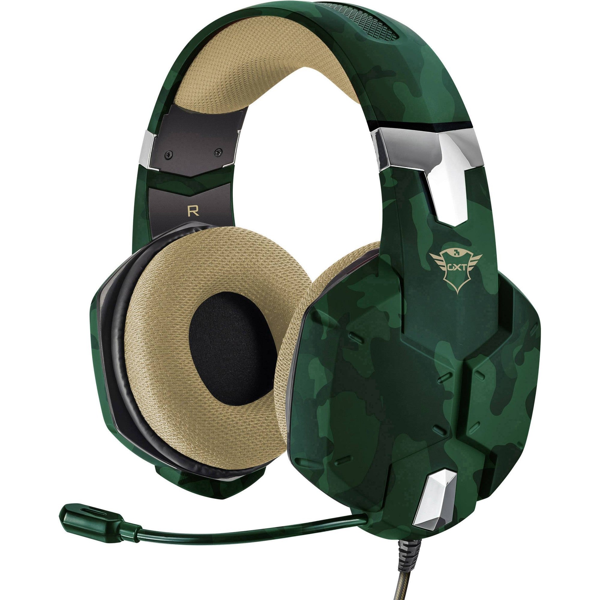 Audifonos Gamer Trust Carus Gxt 322C Jungle Camo - audífonos gamer