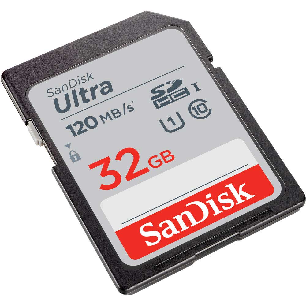 Tarjeta de Memoria SD Ultra 32GB SanDisk 120MB/s SDHC UHS-I - tarjeta memoria