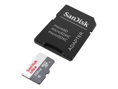 Tarjeta De Memoria MicroSD 256GB Sandisk Ultra Con Adaptador - modelo sdsqunr