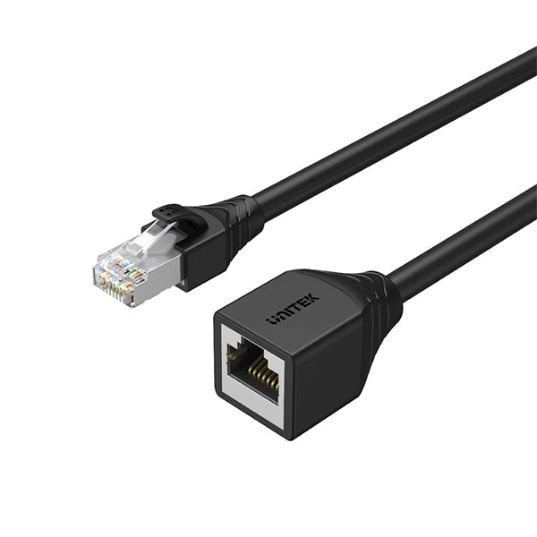 Extensor Cable de Red Cat6 Macho - Hembra 1 Mts - mejora flexibilidad