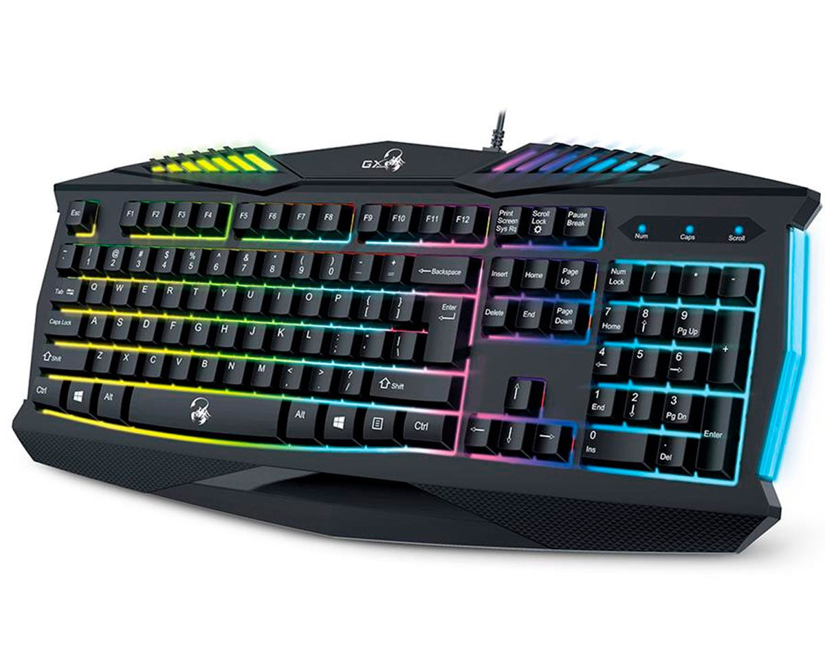 Teclado USB Gamer RGB Genius Scorpion K220 Cable - genius scorpion