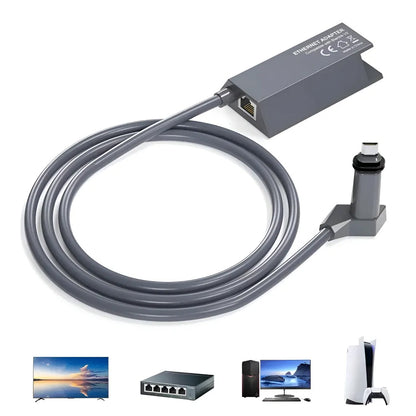 Adaptador de red 1000Mbps para STARLINK con cable V2 1m OTN-SL203