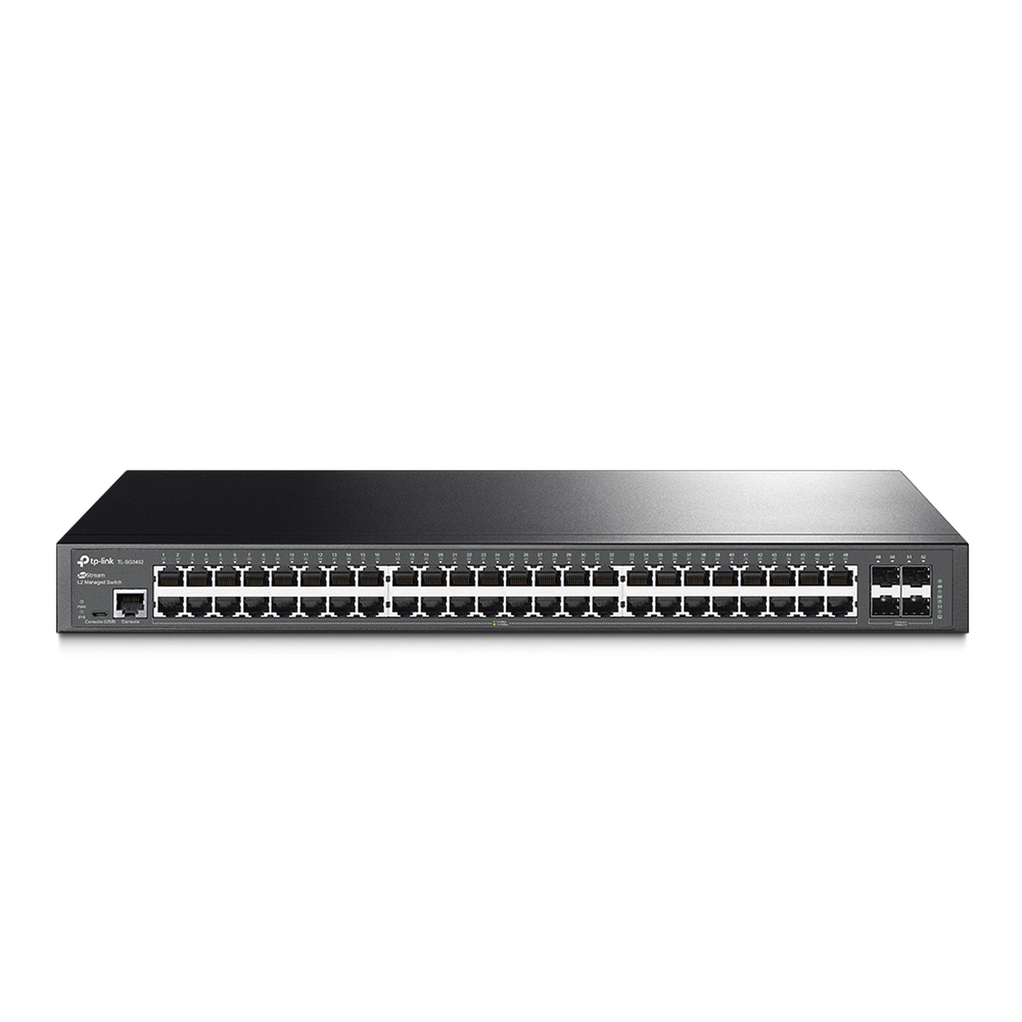 Switch 48 Puertos Gigabit + 4 SFP L2 TL-SG3452