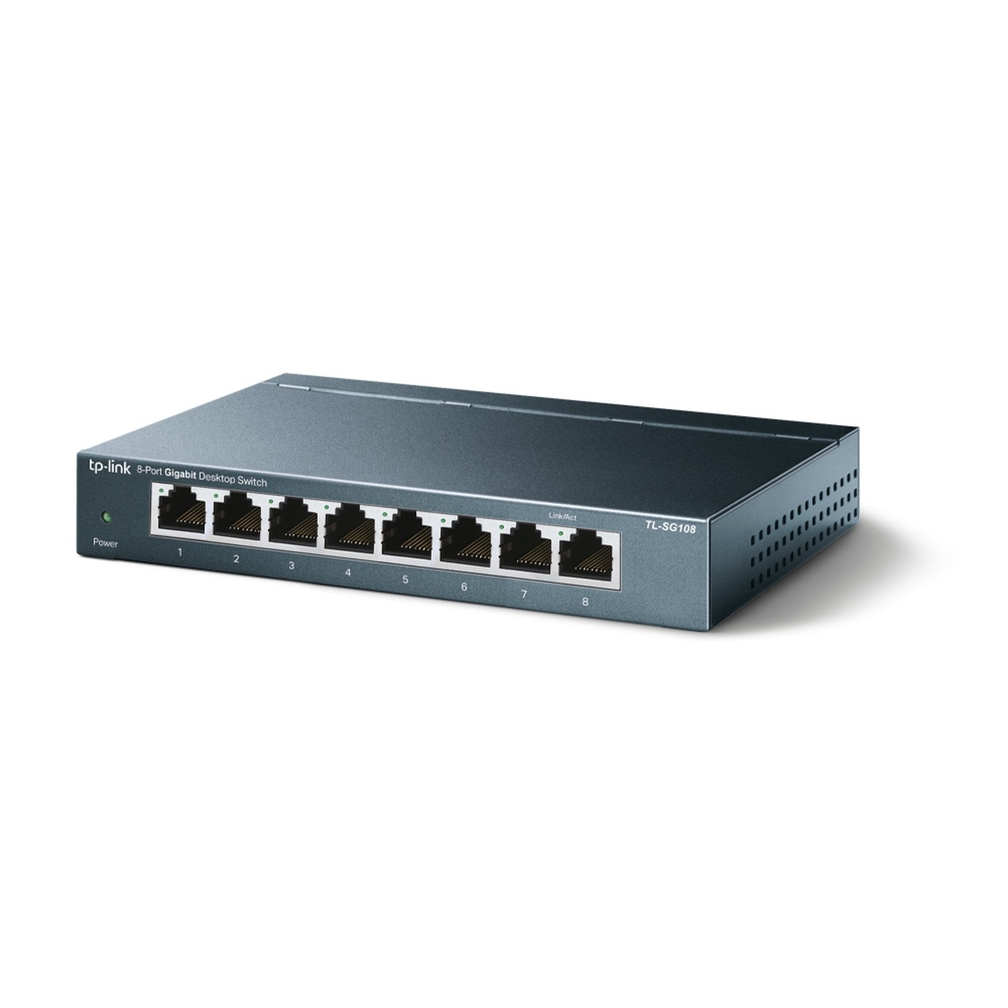 Switch 8 Puertos Gigabit TL-SG108 Metalico - link sg108