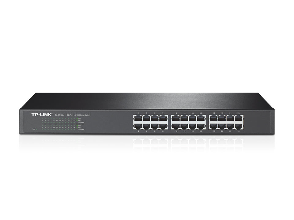 Imagen de Switch 24 Puertos 10/100Mbps Montaje en Rack TL-SF1024