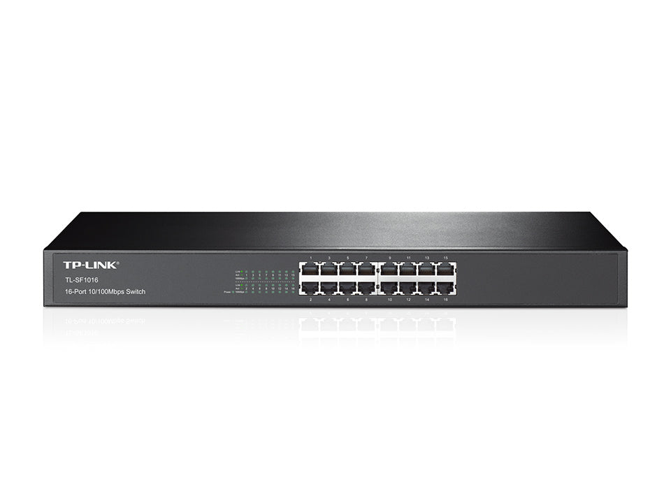 Switch 16 Puertos Rackeable 10/100Mbps TL-SF1016 - switch link