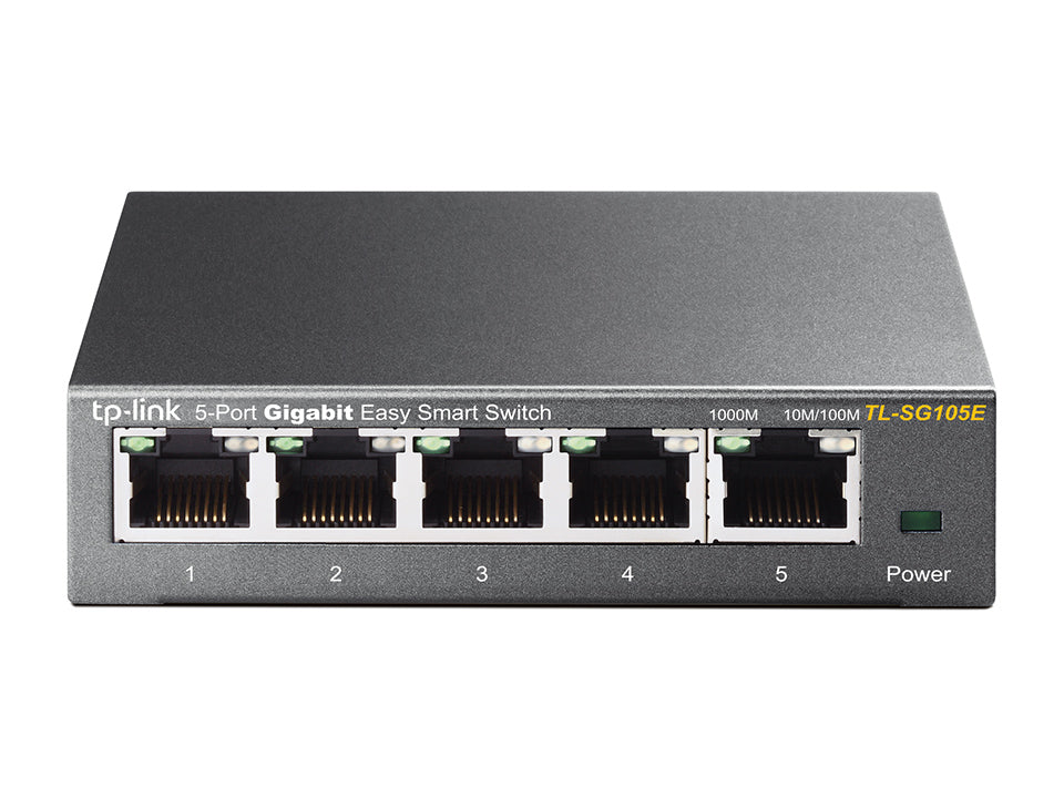 Imagen de Switch 5 Puertos Gigabit Easy Smart TL-SG105E Cable Dispositivos
