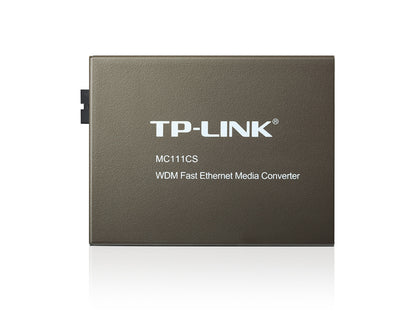 WDM Convertidor Rápido de Medios Fibra a Ethernet MC111CS - link mc111cs