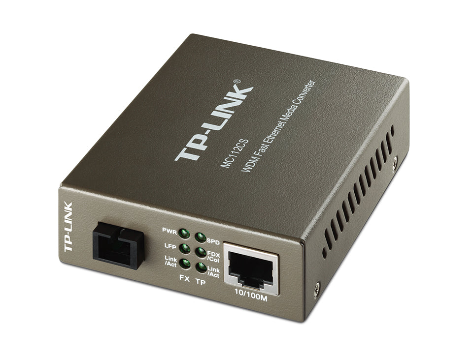 Imagen de Convertidor de Medios Fibra a RJ45 LAN Ethernet MC112CS Cable Dispositivos