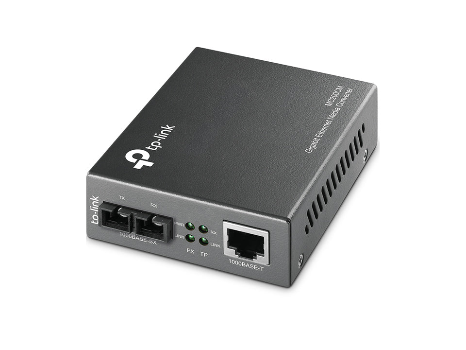 Conversor de medios Gigabit Ethernet MC200CM - link mc200cm