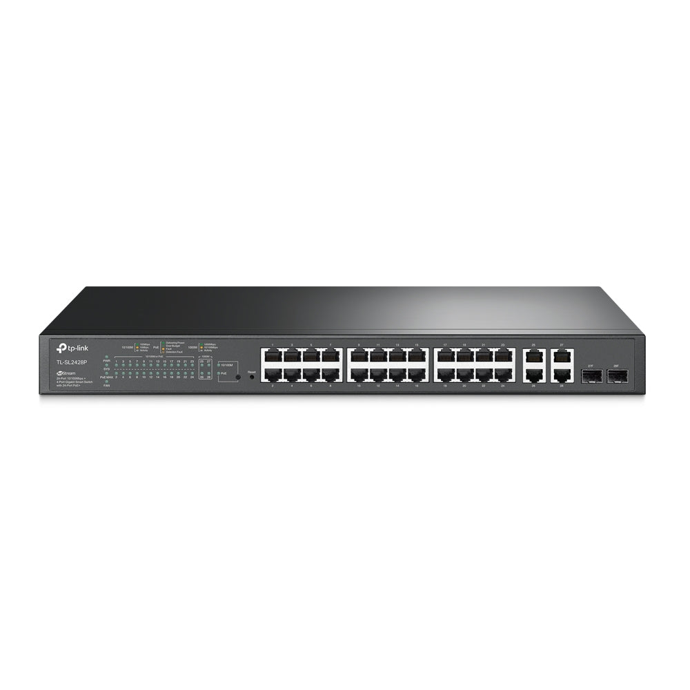 Switch Inteligente 24 Puertos PoE+ 4 Puertos gigabit + 2 SFP - conmutador inteligente