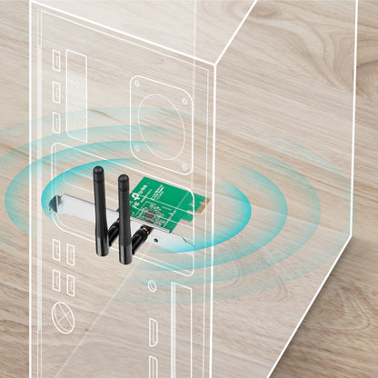 Adaptador PCI Express inalámbrico N TL-WN881ND