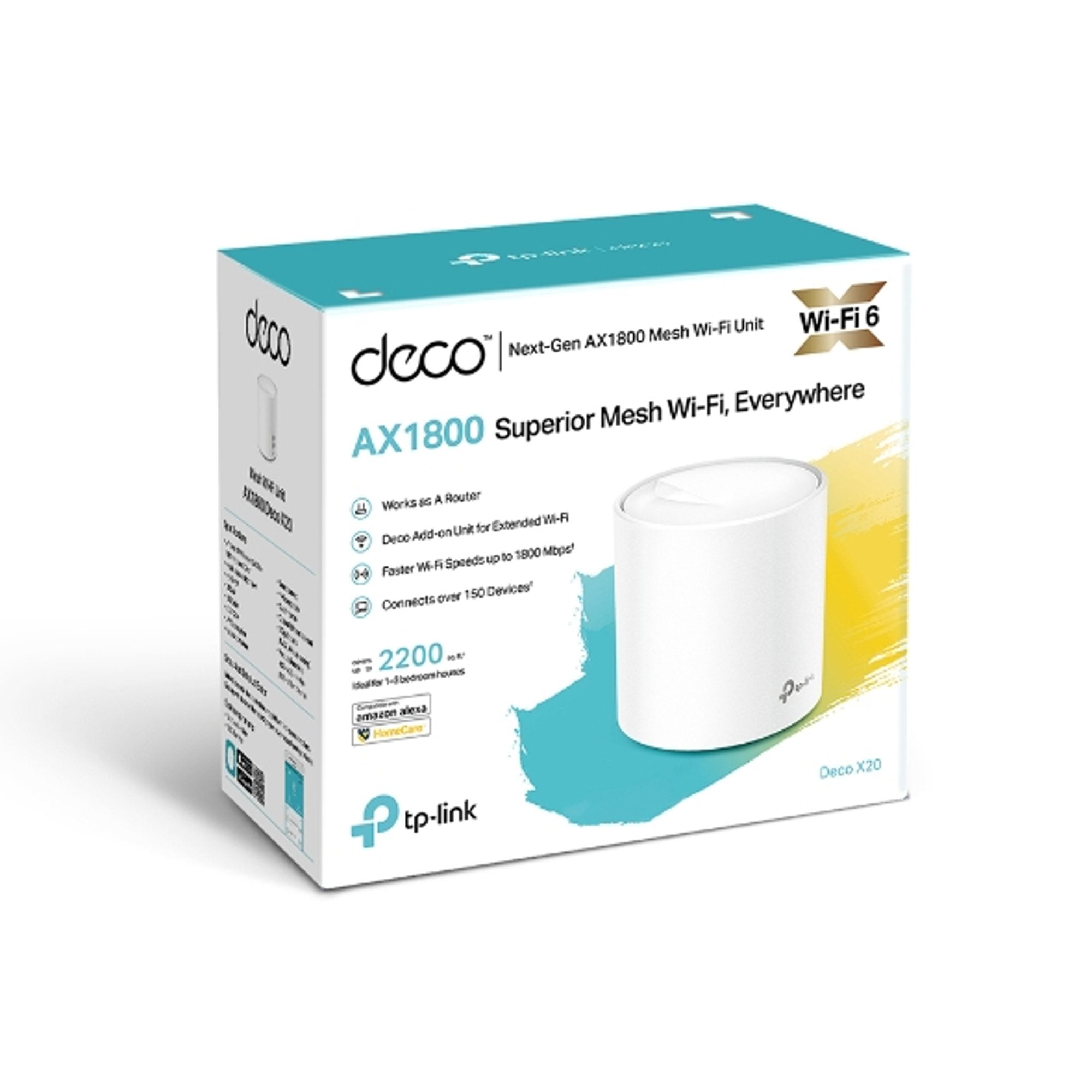 Router Tp-Link Mesh Deco x20 Ax1800 Wifi 6 - link mesh
