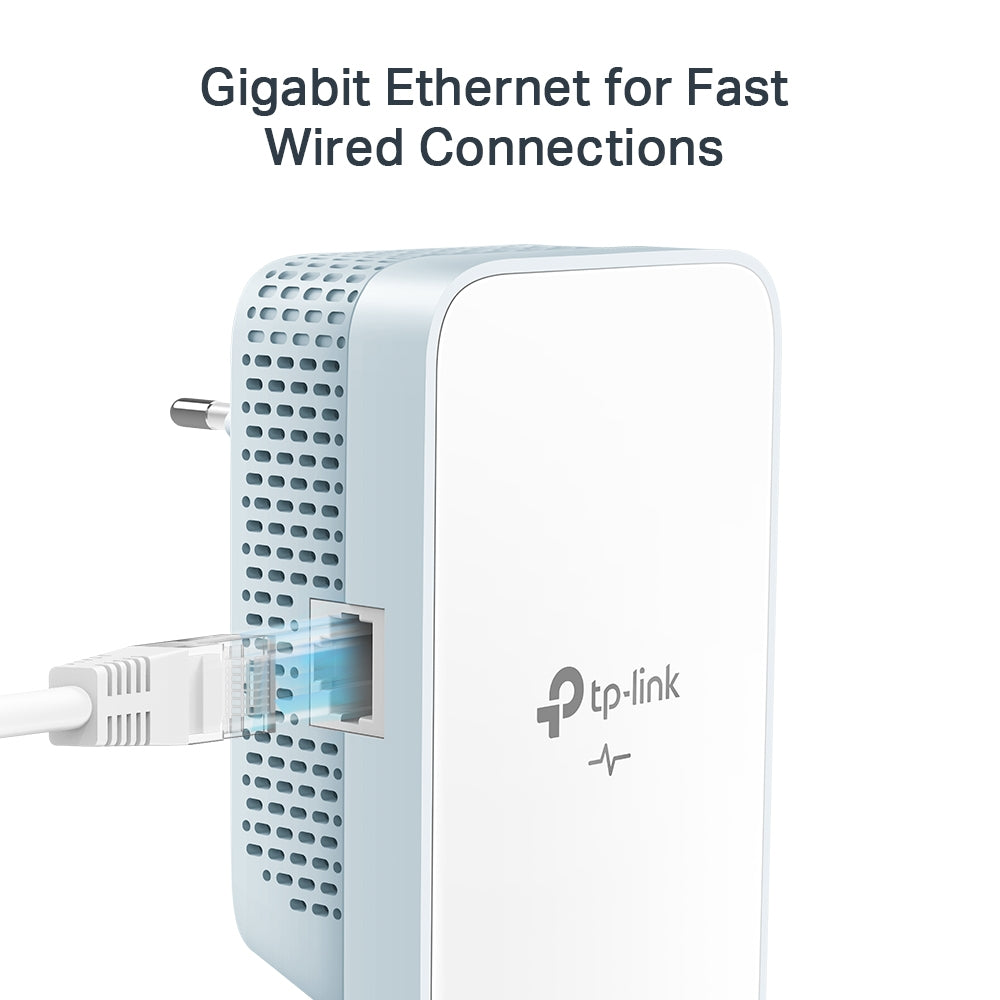 Repetidor WIFI PowerLine Onemesh Gigabit TL-WPA7517 Kit Cable - extiende velocidad