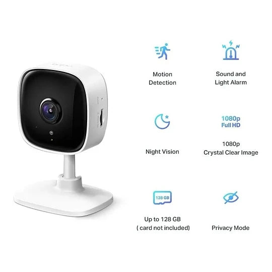 Camara de Seguridad Wifi Full HD 1080p Tapo C100 Tp-Link - video alta