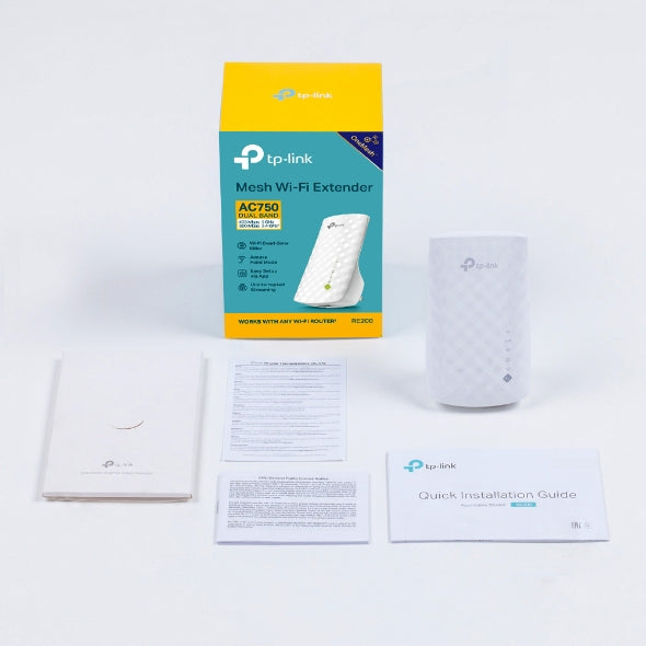 Repetidor WIFI Dual Band AC750 Mesh TP-Link RE200