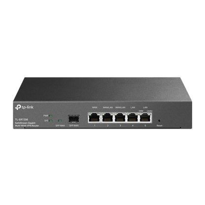 Router VPN Gigabit Omada ER7206 + 1 Puerto SFP + USB 3.0 - router gigabit