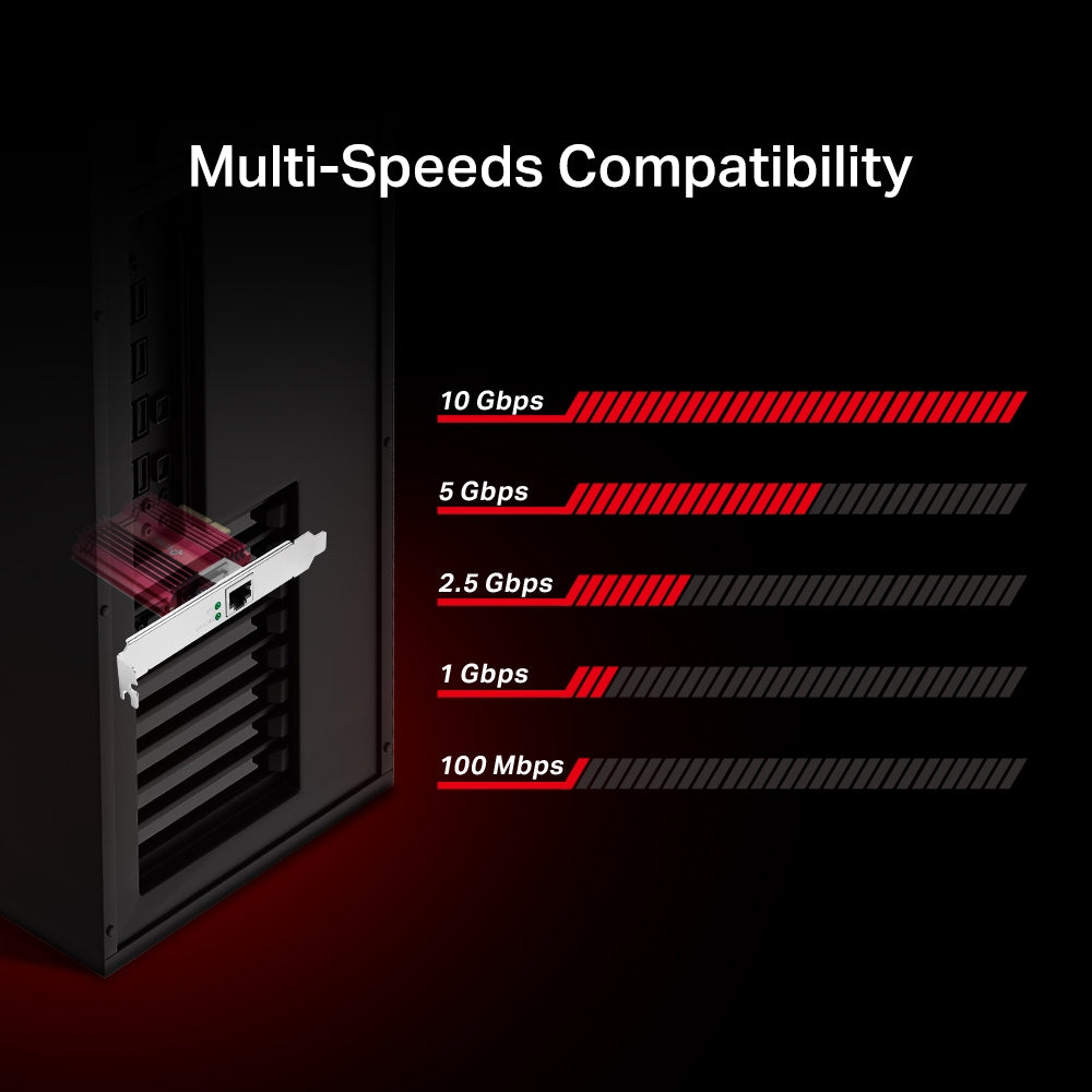 Adaptador de red PCI Express de 10 Gigabit