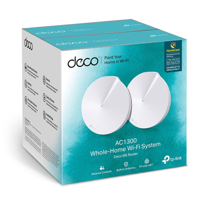 Sistema WiFi Mesh Inteligente Dual Band Deco M5 Pack 2 unid. - cobertura toda