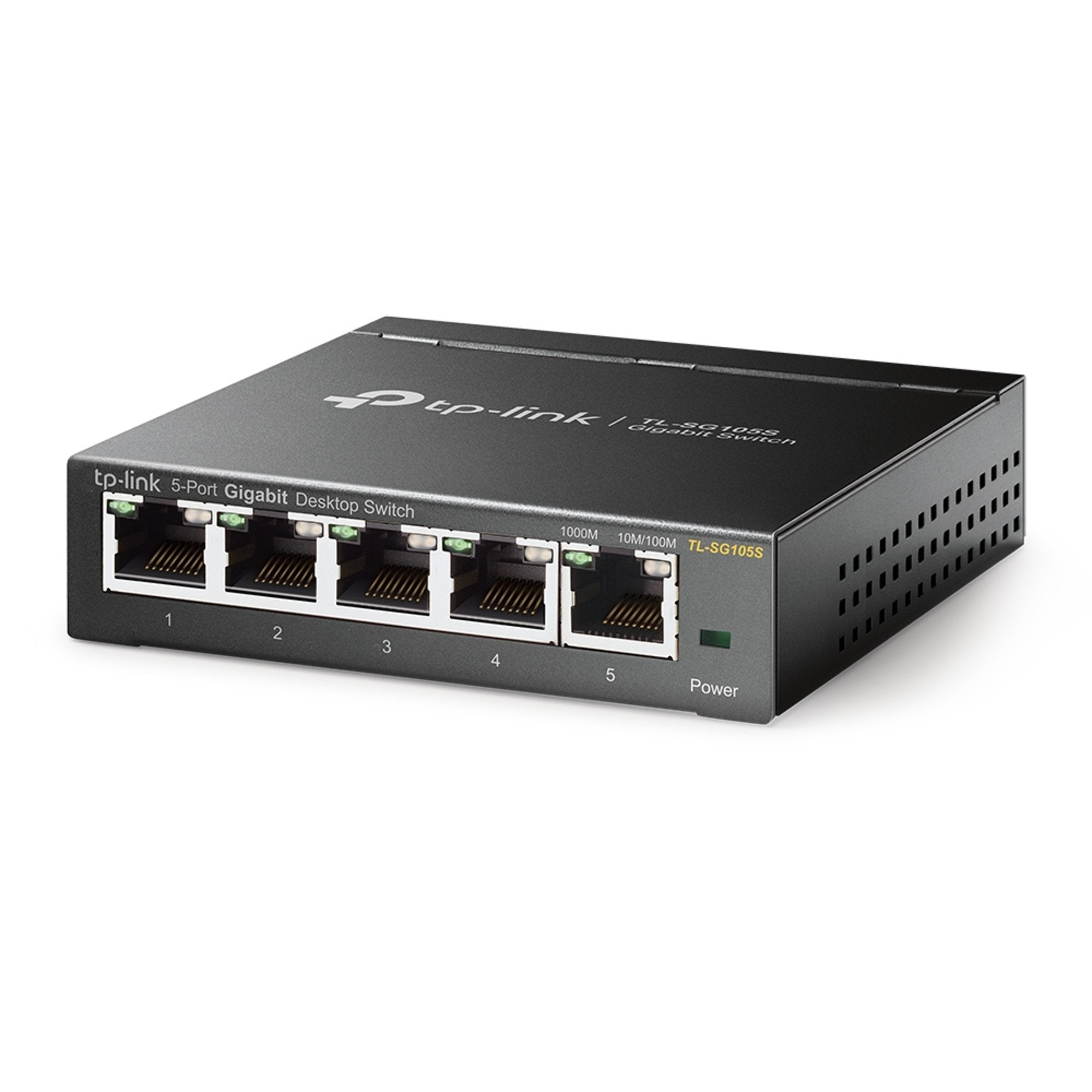 Switch 5 Puertos Gigabit TL-SG105S Metalico - cinco puertos