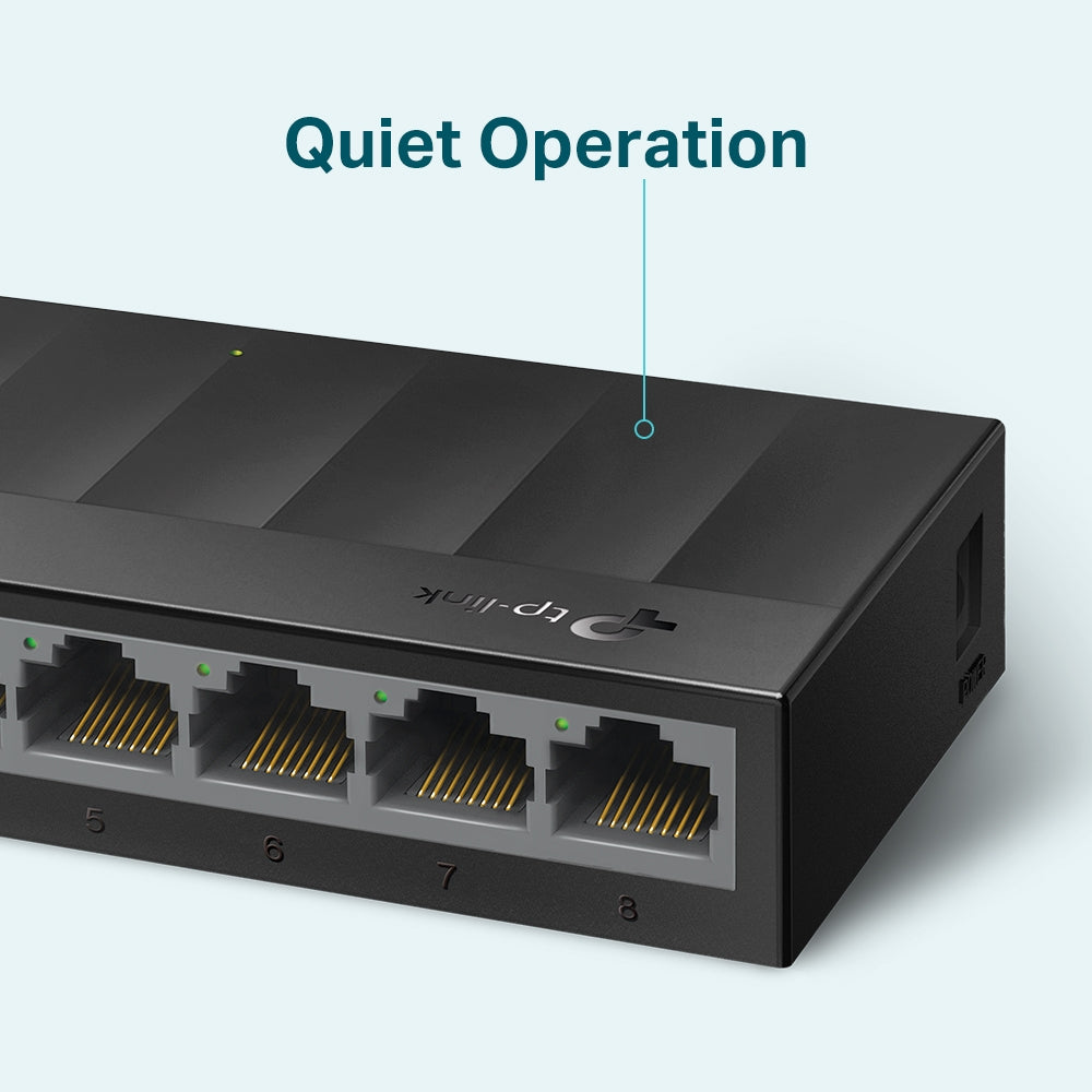 Switch 8 Puertos Gigabit 10/100/1000Mbps LS1008G LiteWave - switch ls1008g