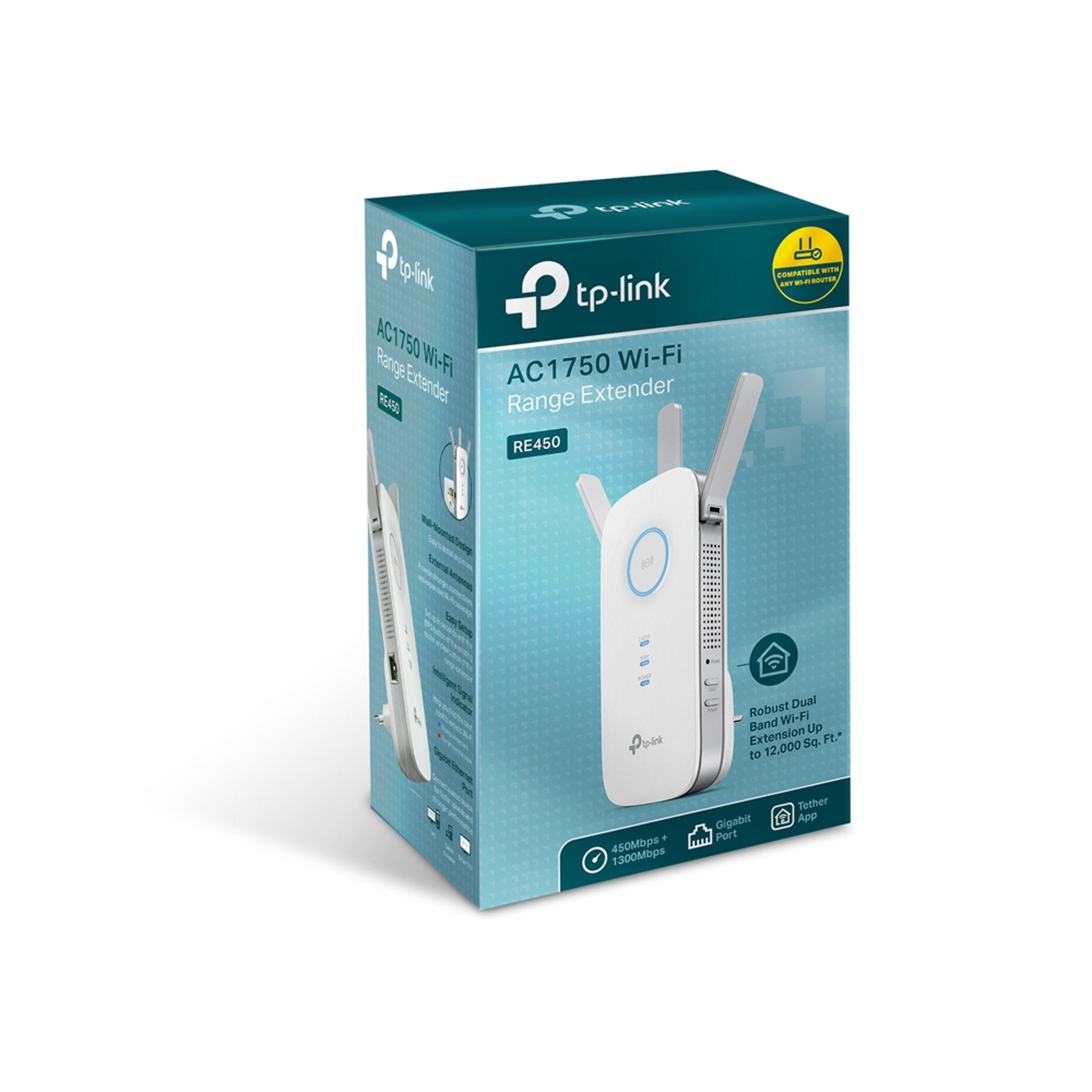 Repetidor WIFI Dual Band Extensor de rango AC1750 RE450 - link re450