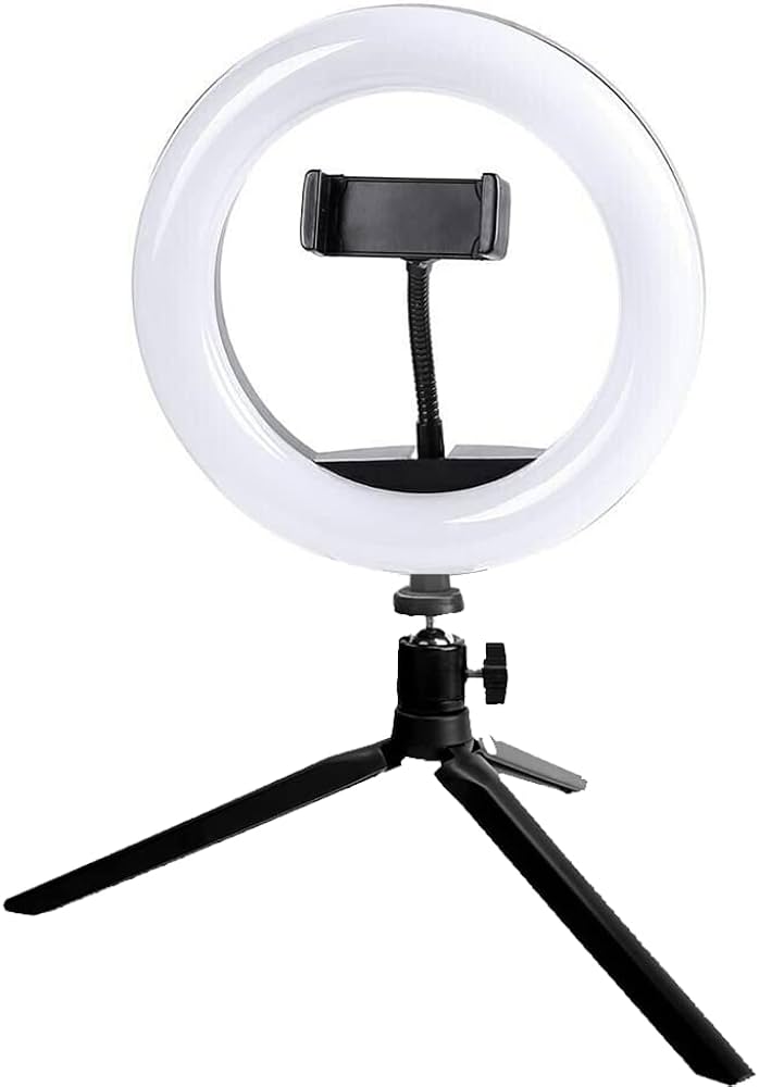 Imagen de Aro de Luz de 8" con Soporte Tripode para Mesas
