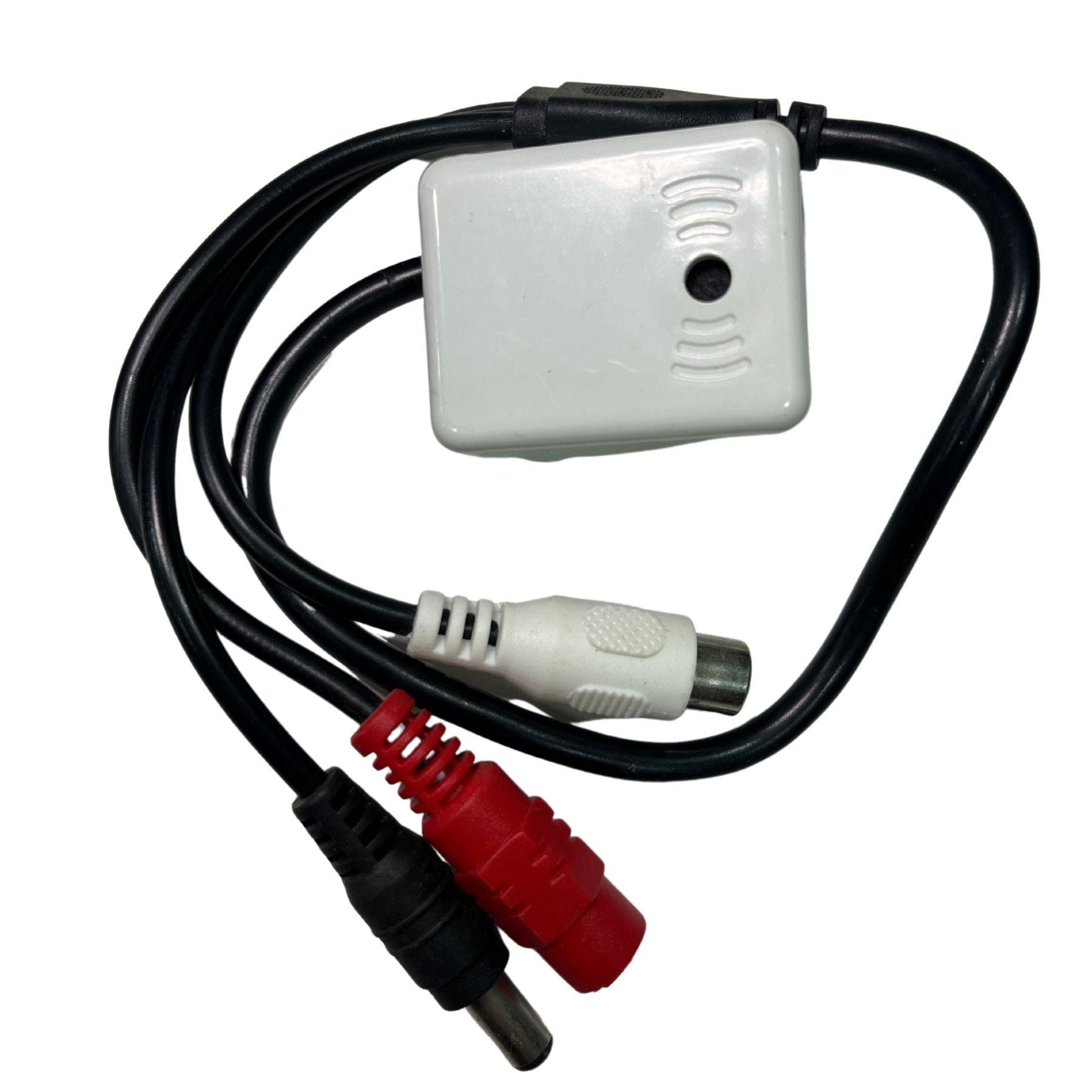 Imagen de Micrófono para Camaras de seguridad CCTV Cuadrado Plug + 2 D