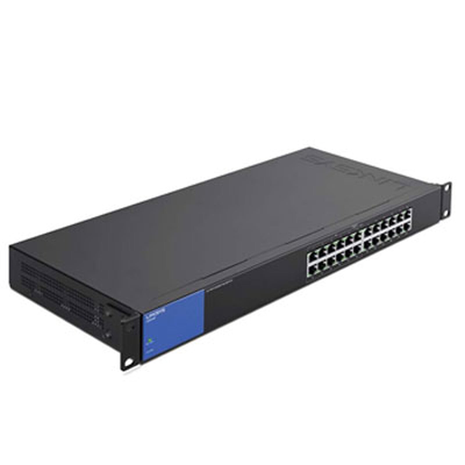 Switch 24 Puertos Gigabit 12 Puertos PoE+ Linksys LGS124P - linksys lgs124p