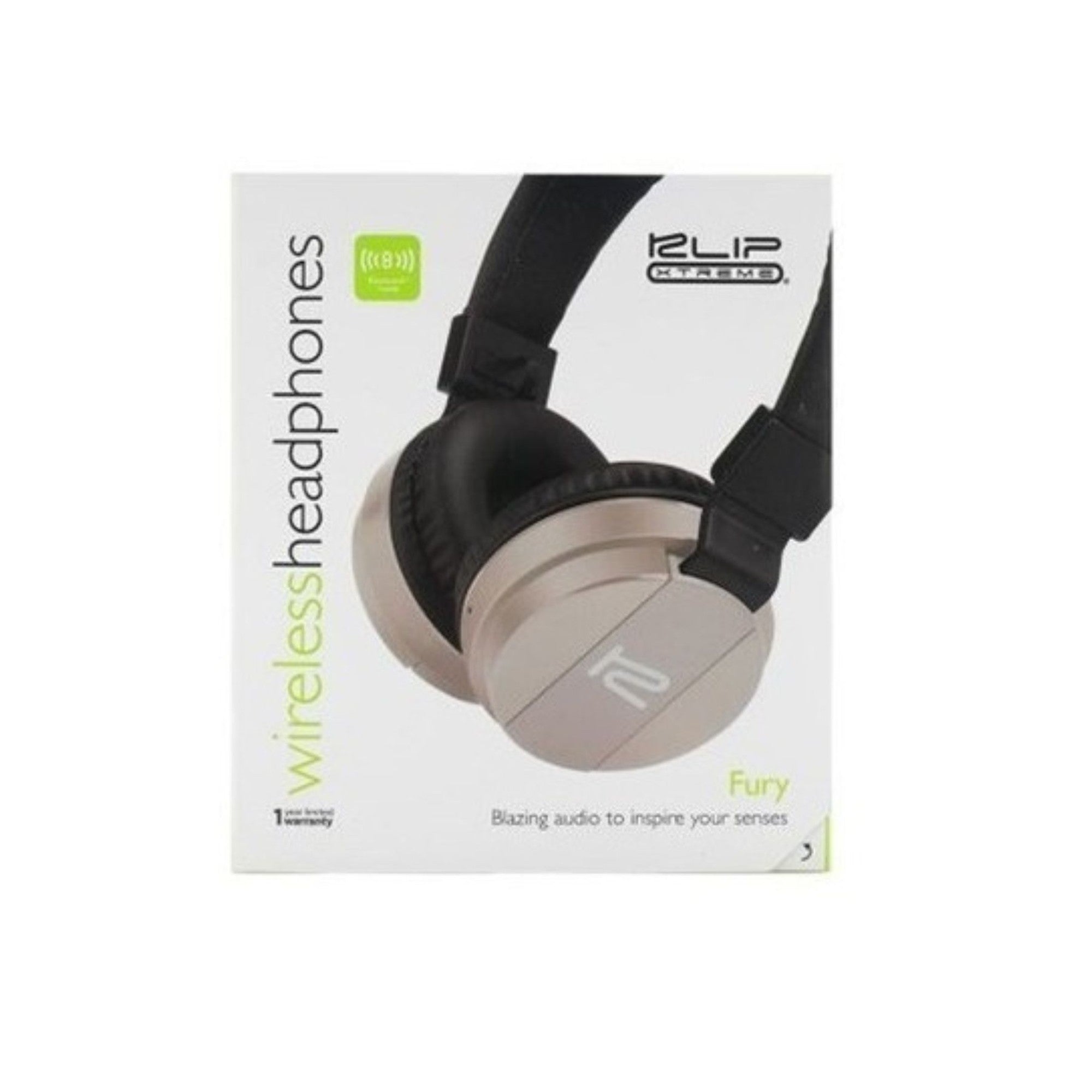 Audífonos Bluetooth Con Micrófono Klipx Fury / Plegable Gris - modelo 620sv