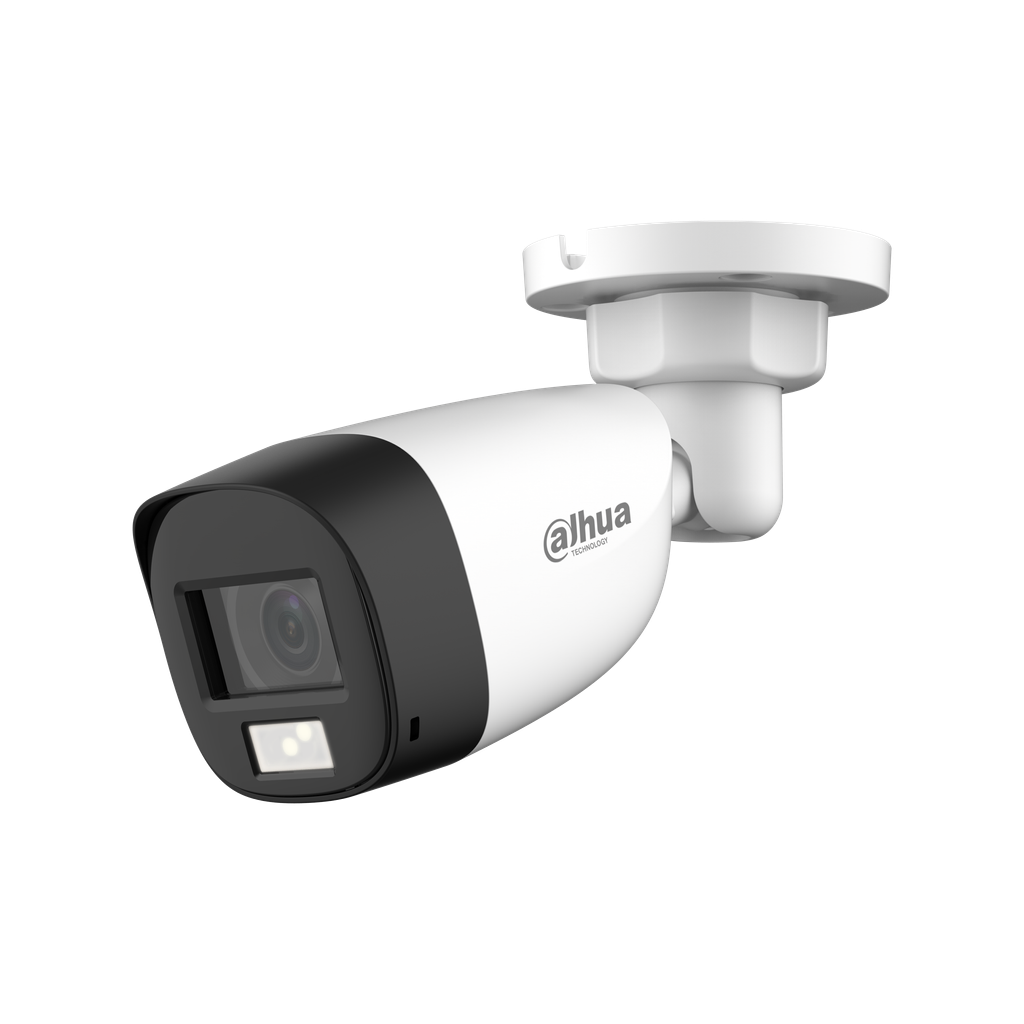 Camara Bullet Analoga 2mp Dahua con Micrófono Led Dual Smart - modelo hfw1200cln