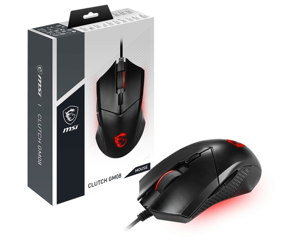 Mouse Gamer Msi Clutch Gm08 Negro Usb - complemento perfecto