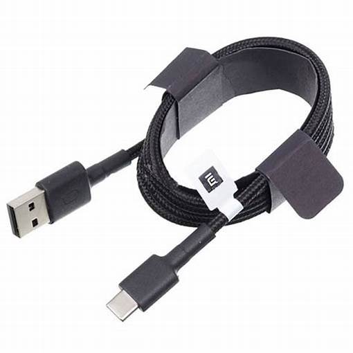 Imagen de Cable USB Tipo C Xiaomi Mi Braided 1 Metro Negro Dispositivos