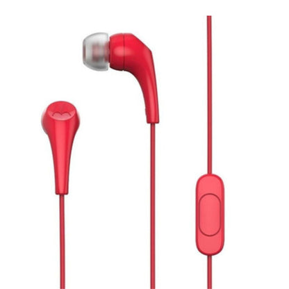 Audífonos In-ear Motorola Earbuds 2 Rojo - calle colectivo