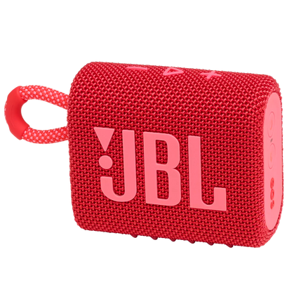 Parlante Jbl Go 3 Portátil Con Bluetooth Waterproof Rojo - parlante portátil