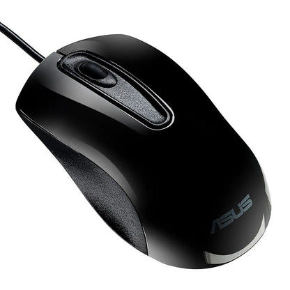 Mouse Alambrico USB ASUS 0K100-00030300 óptico luz LED azul