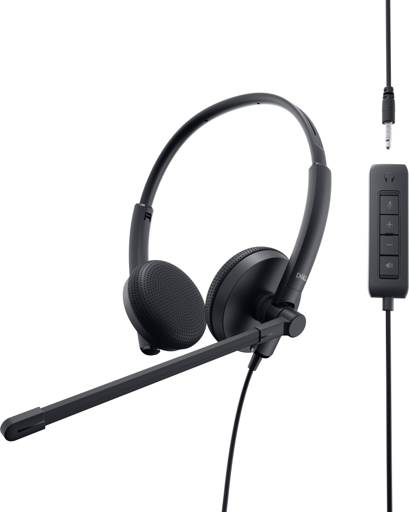 Auriculares Dell WH1022 estéreo con micrófono y cancelación de ruido