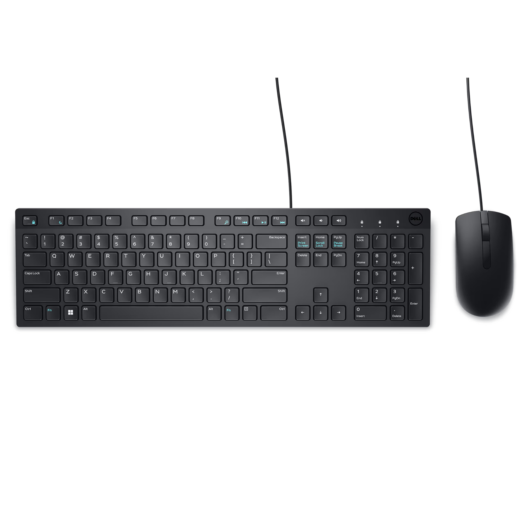 Kit Teclado y Mouse Dell con cable KM300C - incluye teclado