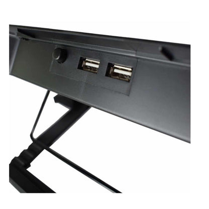 Base / Soporte / Cooler Para Notebook 12 -17 / 2 Ventilador Usb - doble capacidad