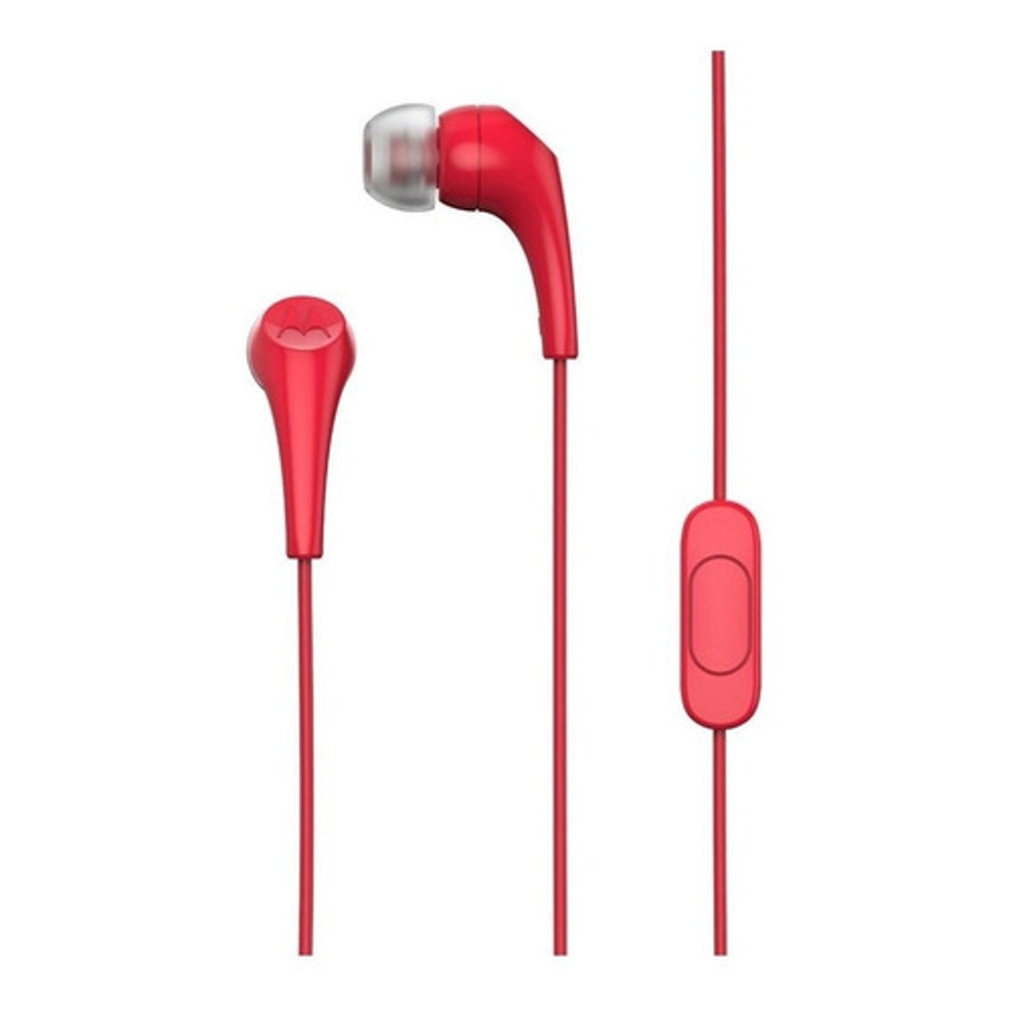 Audífonos In-ear Motorola Earbuds 2 Rojo - calle colectivo