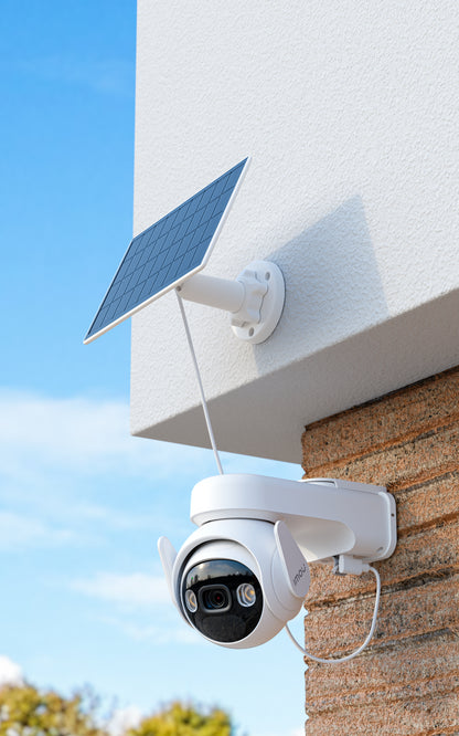 Camara Wifi Motorizada Kit con Panel Solar y Batería 3MP 2K - imou k9ecn