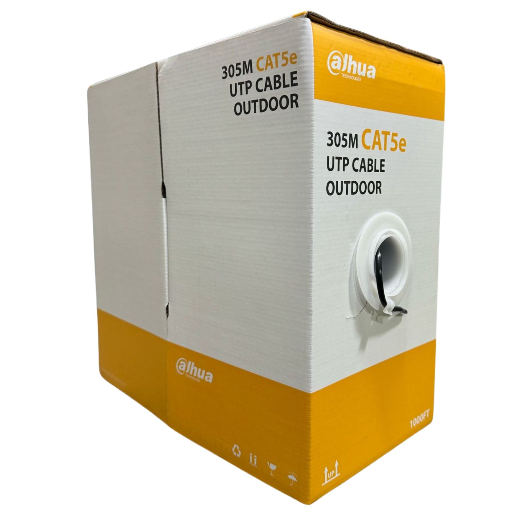 Cable de Red UTP Cat5e Exterior Dahua 305M 100% cobre - modelo pfm920