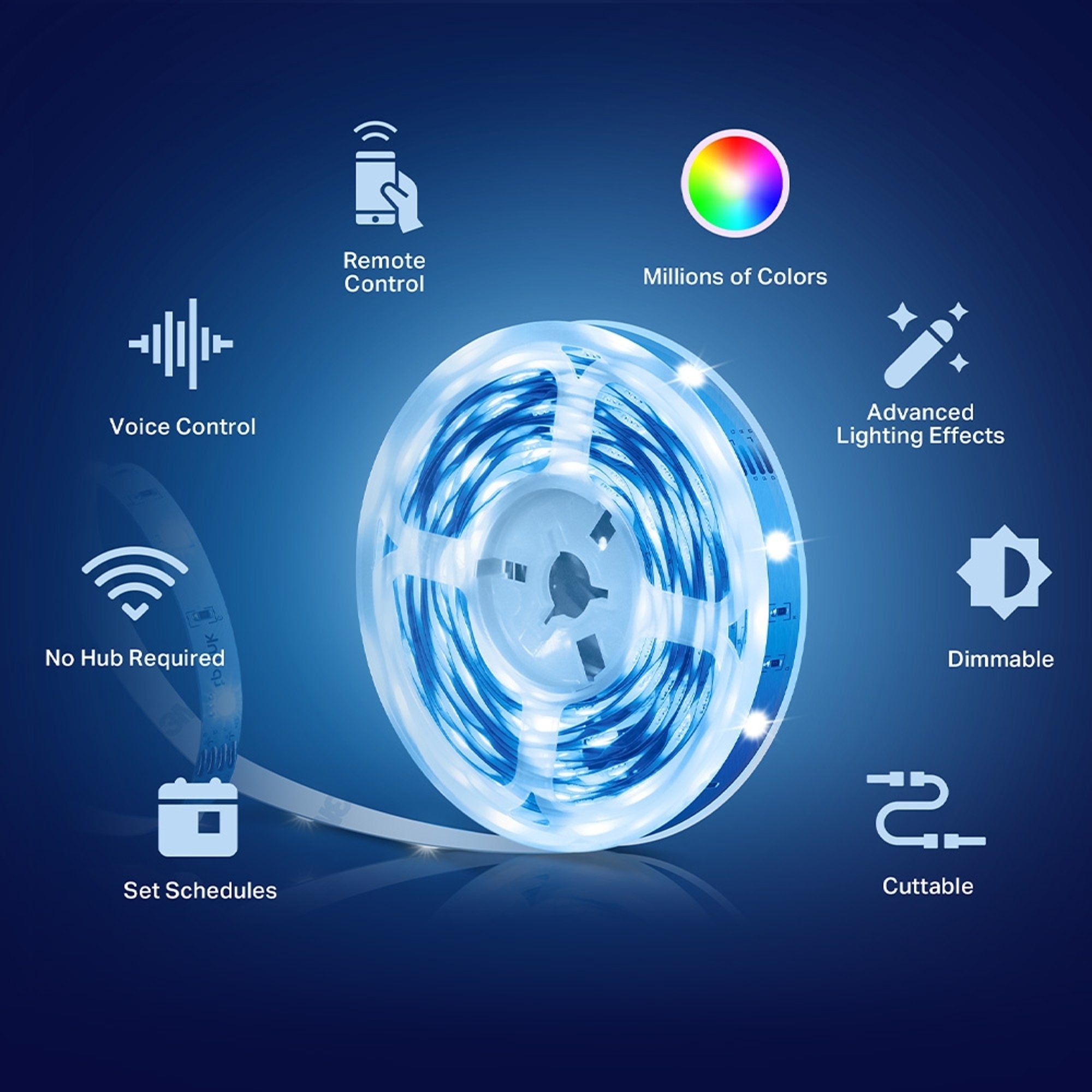 Tira Led Smart Wifi Light Strip multicolor 5M Tapo L900-5 - multicolor regulable