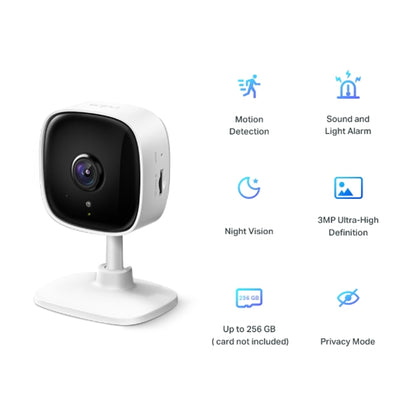 Camara De Seguridad Motorizada Full Hd Wifi 2k Tapo C110 - link tapo