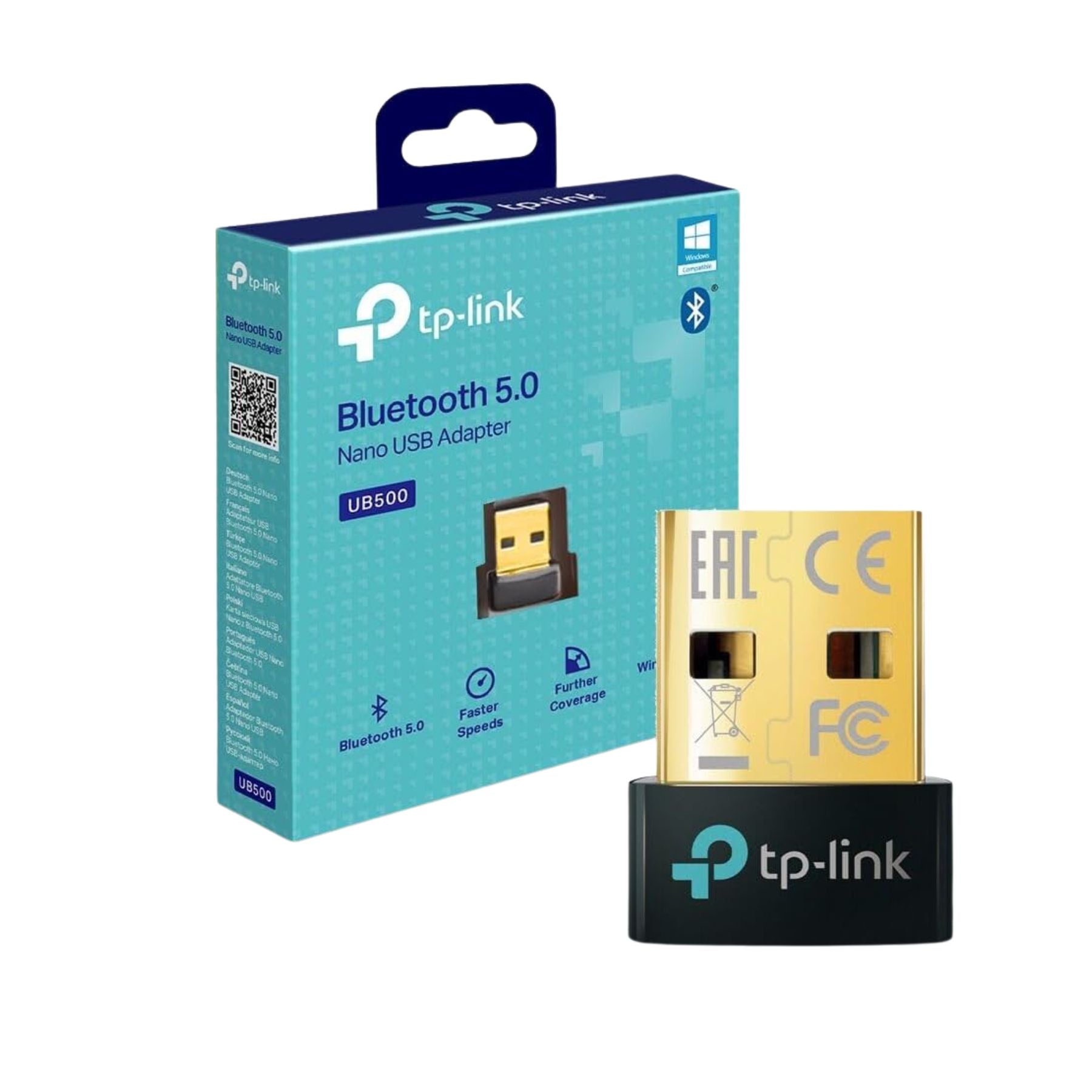Adaptador USB Bluetooth 5.3 UB500 para notebook y PC