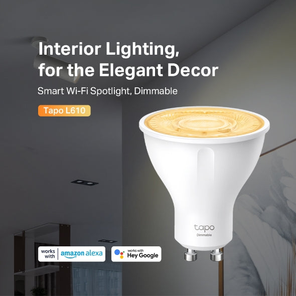 Ampolleta Bombilla LED Blanca Cálida WiFi GU10 Tapo L610