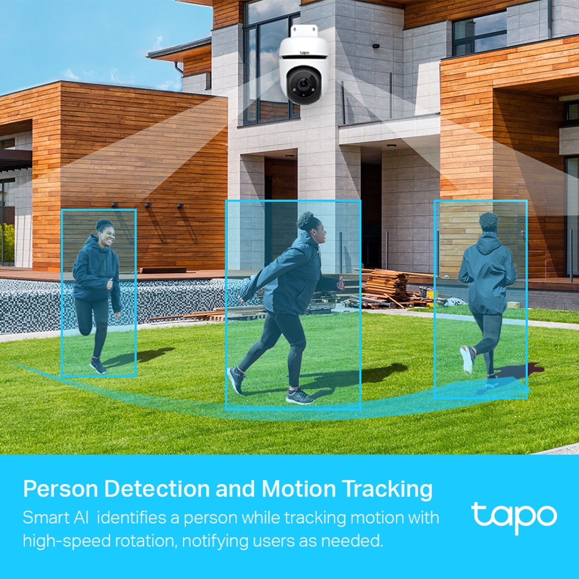 Camara Wifi de Seguridad Motorizada para Exterior Tapo C500 - tapo c500