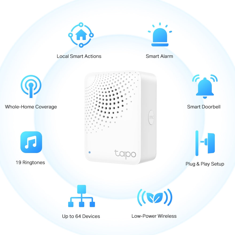 Smart Hub IoT con Alarma Tapo H100