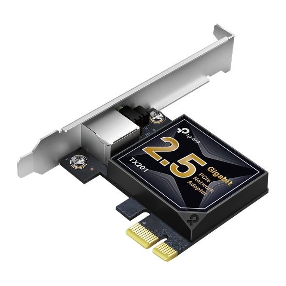 Imagen de Adaptador De Red Pcie De 2,5 Gigabits Tp Link TX201 Cable