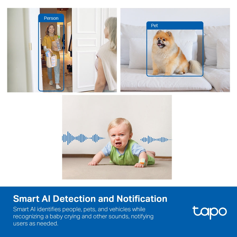 Cámara de Seguridad Interior Tapo C125 QHD 2K Wifi6